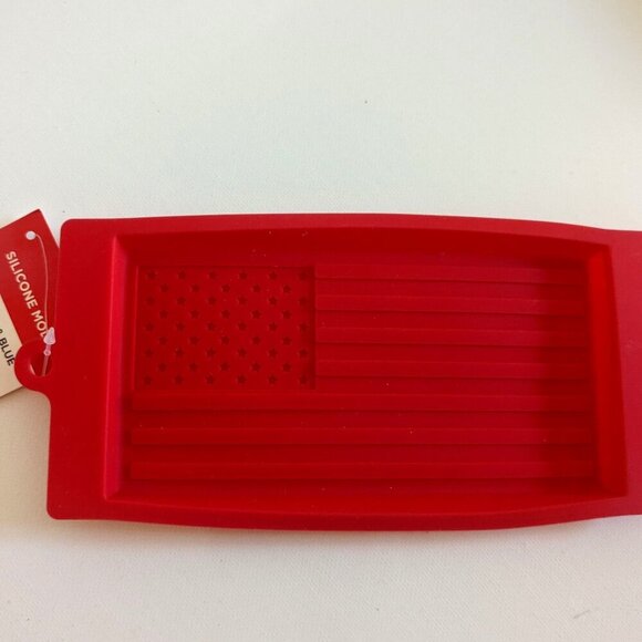 NWT Silicone USA Flag Mold Baking Crafts DIY 4th of July Michael's Summer NEW - Picture 1 of 7
